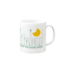 ヨコスカ カギロイのLOVE VEGETABLE カギロイ18th Mug :right side of the handle