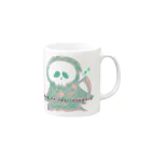 慶士の渾身エッセイグッズのふみ神 Mug :right side of the handle