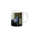 世界美術商店の青衣の女 / Woman Reading a Letter Mug :right side of the handle