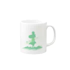 riruのアテリアデザイン Mug :right side of the handle