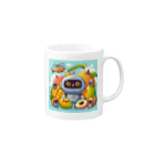 pepe55の南国フルーツ大好き！ Mug :right side of the handle