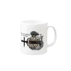 ＋CARABBIの香水瓶と猫 Mug :right side of the handle