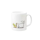 カッキー創作チャンネルのくんくん【ニャン&ワン】 Mug :right side of the handle