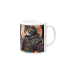 ZZRR12の「猫神極の煌めき：最強の猫武神の輝き」 Mug :right side of the handle