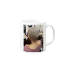 BOSEjoshiの床屋坊主女子 Mug :right side of the handle