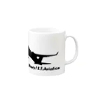 ひこうき日誌/s-t-aviationのS.T.Aviation Mug :right side of the handle