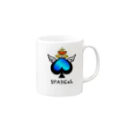 PRAYER'S CROWNのスペードエル~SPADEel~ PRAYER'S CROWN PLAYING CARDS Mug :right side of the handle