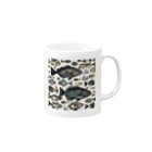 かずのこの魚グッズ Mug :right side of the handle