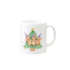 yugorohouseのクリスマスベアーズ Mug :right side of the handle