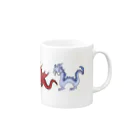 ドラゴンショップの大集合！色んなドラゴンたち！ Mug :right side of the handle