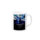 月花愛葉(*Mana*)  イラストレーター  イラスト アートのHappy？ イラスト アート Mug :right side of the handle