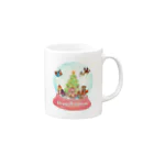 GLOBEのトナカイと愉快な動物たちのクリスマススノードーム Mug :right side of the handle