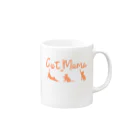 stcreationのCat Mama 猫を愛するねこちゃんのお母さん Mug :right side of the handle