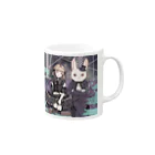 GumikoのSUZURIショップのたぶん、PM9:00 Mug :right side of the handle