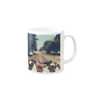 प्रकाश के बाहरのテスト Mug :right side of the handle