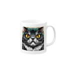 iyashi₋creatersのイケてる猫 Mug :right side of the handle