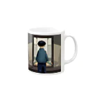 みとみとショップの孤独な少年　 Mug :right side of the handle