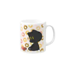 くろねこのくろねこグッズ Mug :right side of the handle