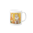 hana-monの希望の猫 Mug :right side of the handle