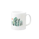 Olive Leaf Designs のForest 針葉樹の森 Mug :right side of the handle