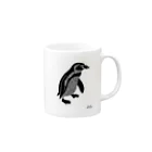 TakeshiKuriharaArtのペンギン / Penguin Mug :right side of the handle