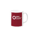 奏桃服店の普通のサイズじゃNO Mug :right side of the handle