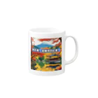 日本の文化/自然の奇跡コレクションの【金閣寺】日本の文化/自然の奇跡コレクション Mug :right side of the handle