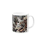 Moichi Designs Shop-2023の龍虎水滸伝 Mug :right side of the handle