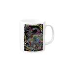 オリジナルコレクションのmagic myart Mug :right side of the handle