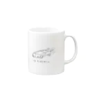 荻野奏の4コマ本舗のニセ ランボルギーニ Mug :right side of the handle