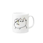 86_hamburgerのねこもどきに保護されるよ Mug :right side of the handle