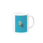 美空間Bi-Kukanの美空間Bi-Kukan LOGOシリーズ　〈Blue〉 Mug :right side of the handle