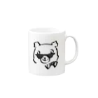 ﾊﾈｺﾊﾈのおしゃくまちゃん Mug :right side of the handle