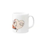 敷島のハッピーメンヘライフ　かすんだ色味ver Mug :right side of the handle