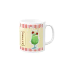 喫茶店の妖精のメロンソーダの妖精 Mug :right side of the handle