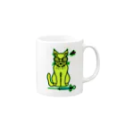 JINPIN (仁品)の待ちきれない猫 Mug :right side of the handle