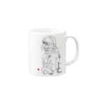 MOMO and MAMAのResearcher 01 Mug :right side of the handle