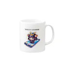 ビーナスキュートちゃんのミニサムライ、メガテック Mug :right side of the handle