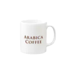 たくみのグッズショップのアラビカコーヒーノキ（Coffea arabica） マグカップの取っ手の右面