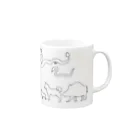 蛇口〆太のお店の十二支（午） Mug :right side of the handle