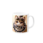 meow-sunniesのメイド・イン・ミャウ Mug :right side of the handle