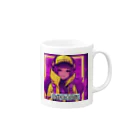 evahmonの光の戦士シリーズ・ひかりちゃん Mug :right side of the handle