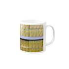 茉紀 makiのbanana juice Mug :right side of the handle