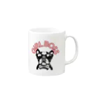 SunnyBeetleのGirl Bossトート Mug :right side of the handle