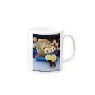 Qnosuke☆official SUZURIshopのなつのおもいで☆ Mug :right side of the handle