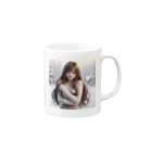 マイティの寒がりな女の子 Mug :right side of the handle