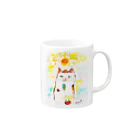 おひさまのなつねこ Mug :right side of the handle