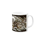 Moichi Designs Shop-2023の龍虎双舞 Mug :right side of the handle