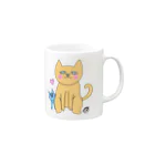 su_nosukeのラブねこさん Mug :right side of the handle