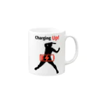 creative-power-labのCharging Up　卓球 Mug :right side of the handle
